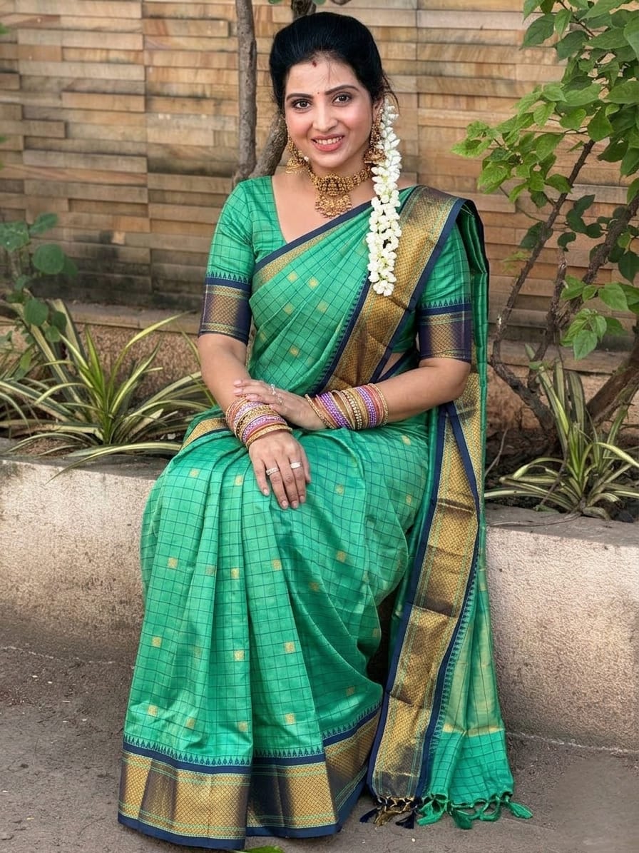PAITHANI HEAVY RICH LICHI TYPE COTTON SILK SAREES