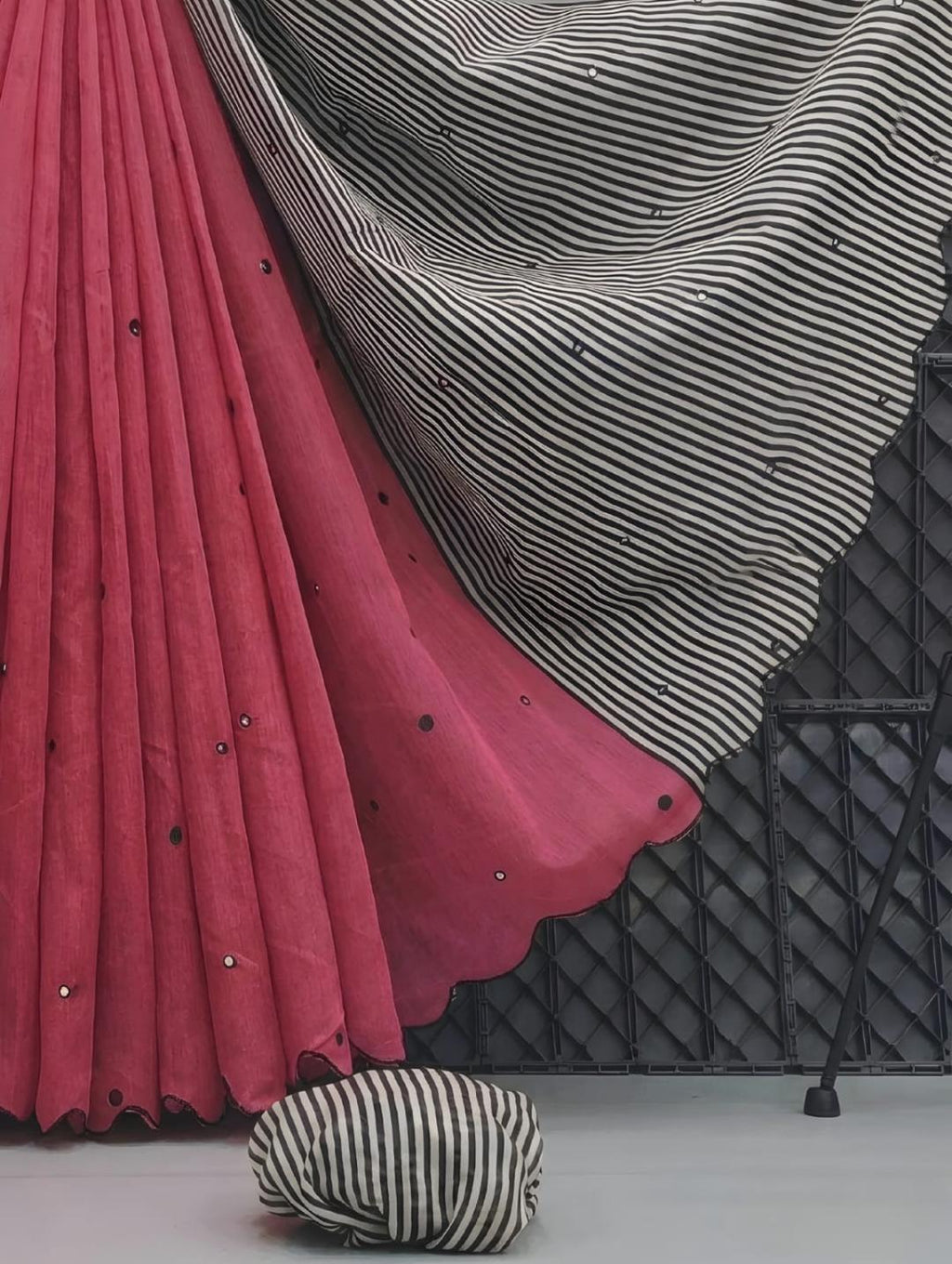 Mirror Work Fancy Sarees