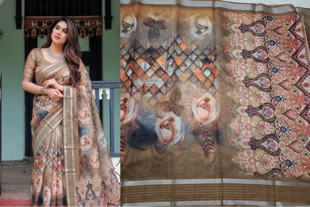 Linen Cotton Sarees