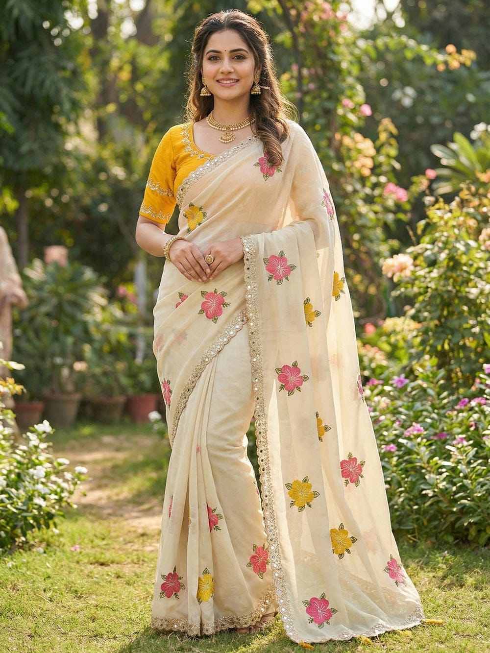Soft Rangoli silk saree