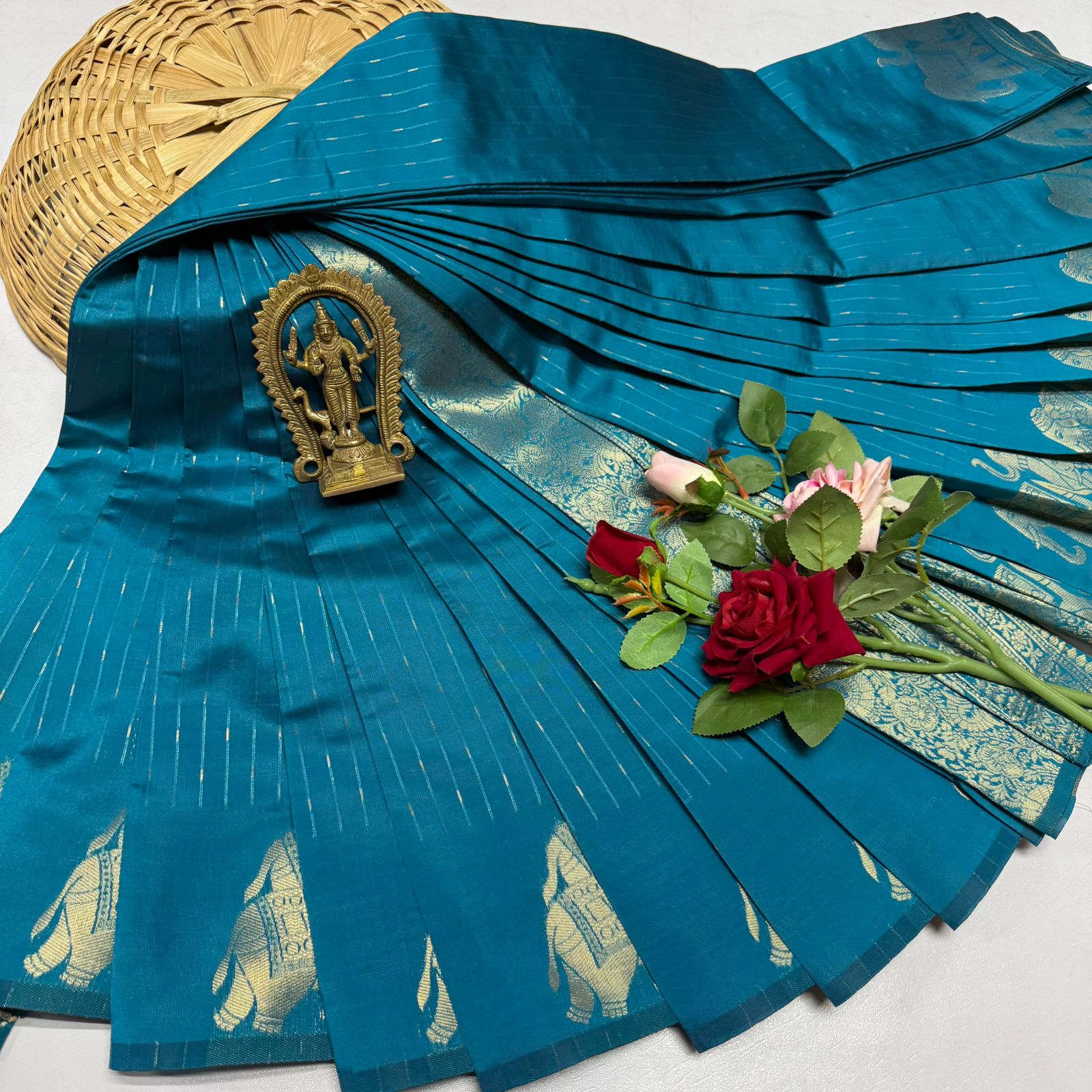 FANCY  VAIRA OOSI LIGHT WEIGHT SILK TYPE SAREES