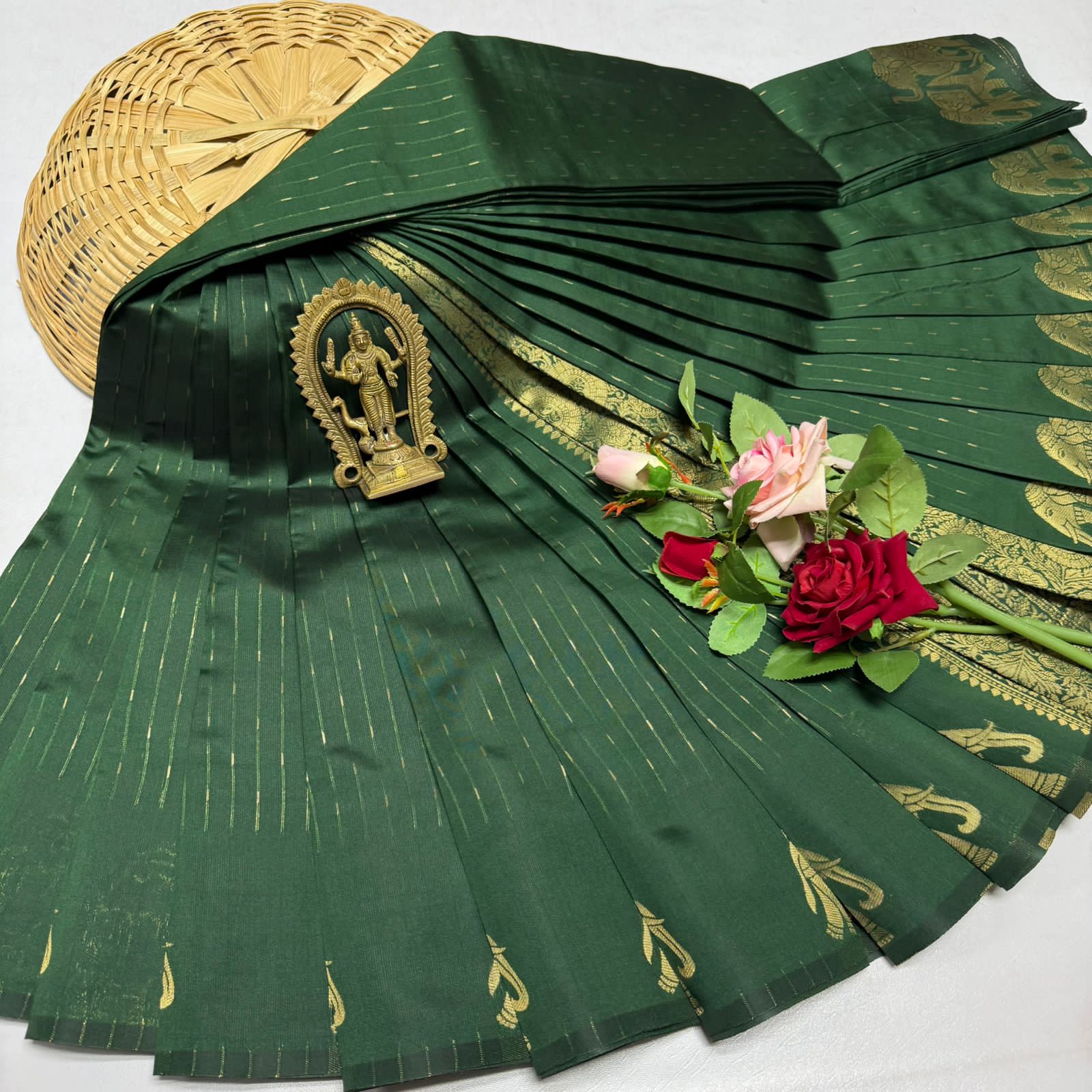FANCY  VAIRA OOSI LIGHT WEIGHT SILK TYPE SAREES