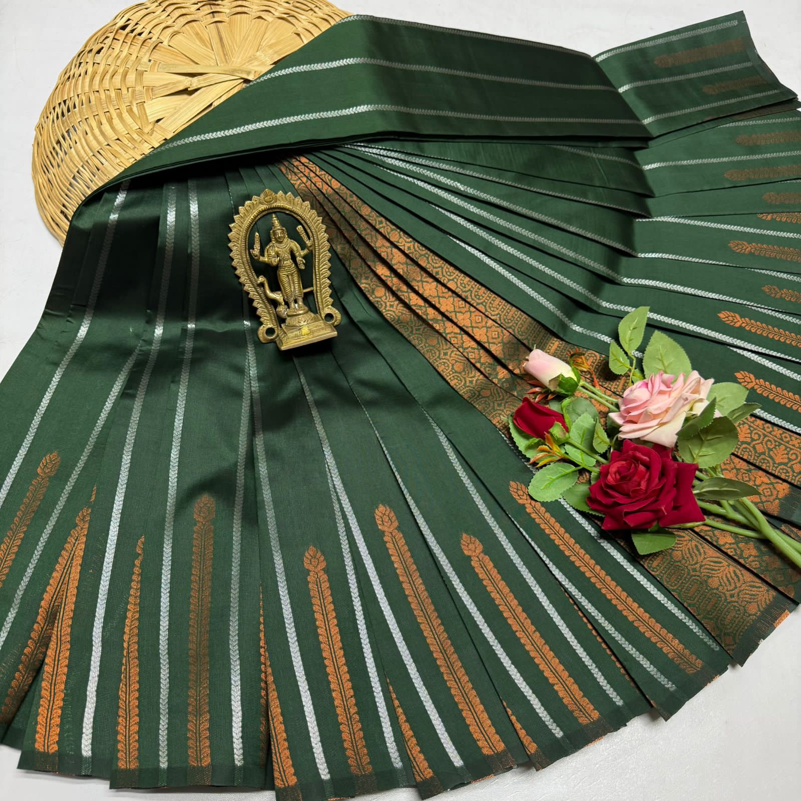 FANCY  VAIRA OOSI LIGHT WEIGHT SILK TYPE SAREES 1