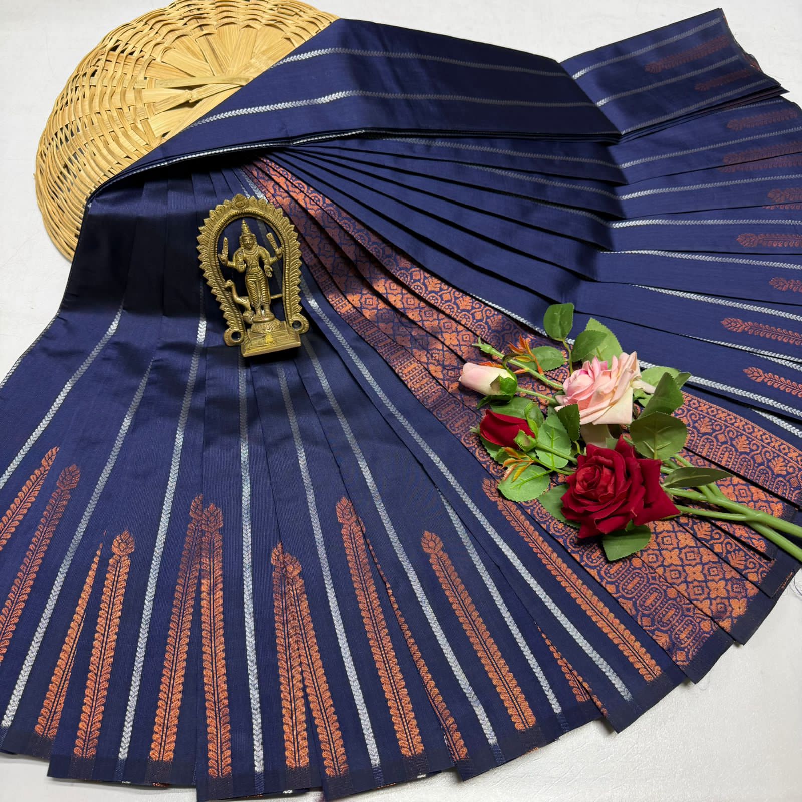 FANCY  VAIRA OOSI LIGHT WEIGHT SILK TYPE SAREES 1