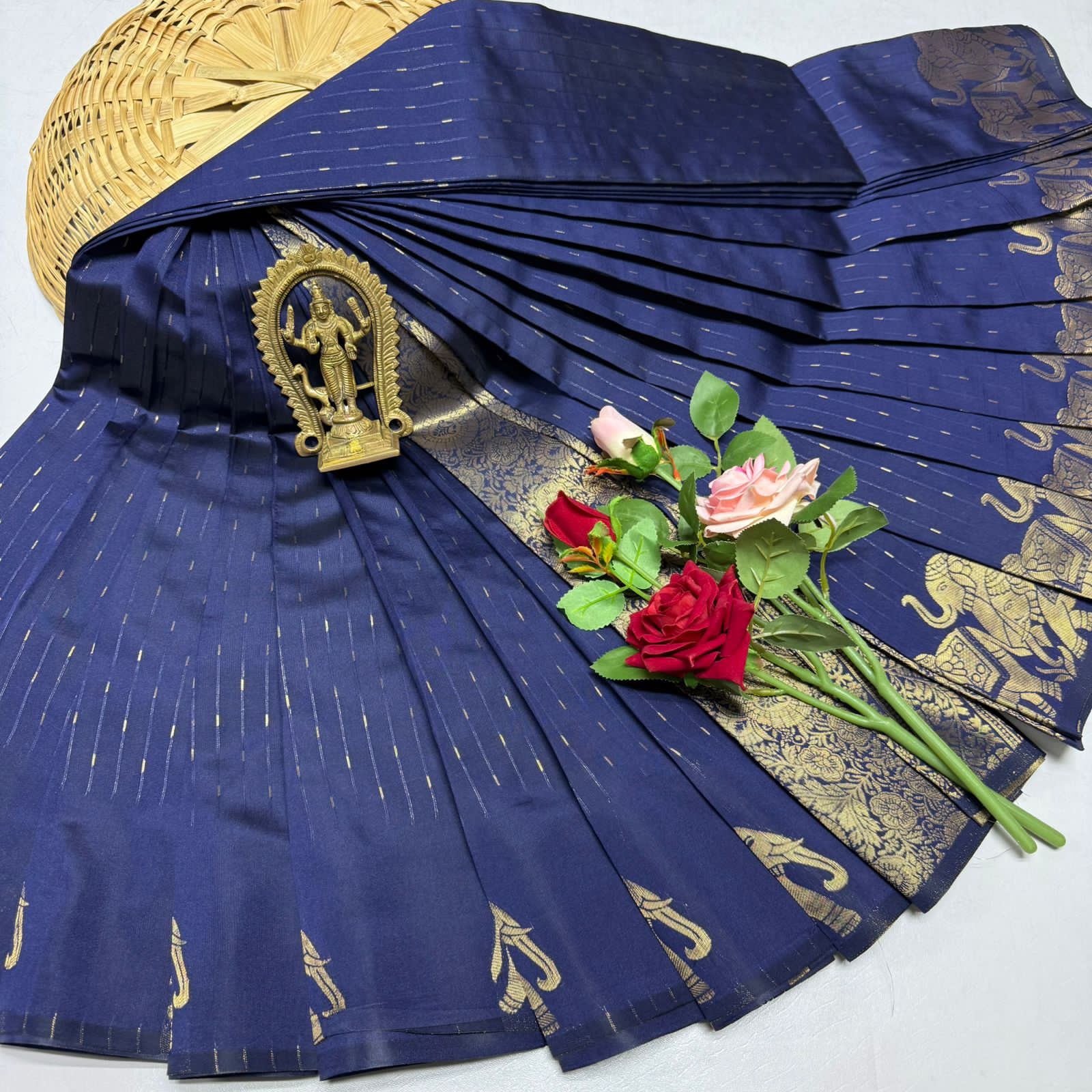 FANCY  VAIRA OOSI LIGHT WEIGHT SILK TYPE SAREES