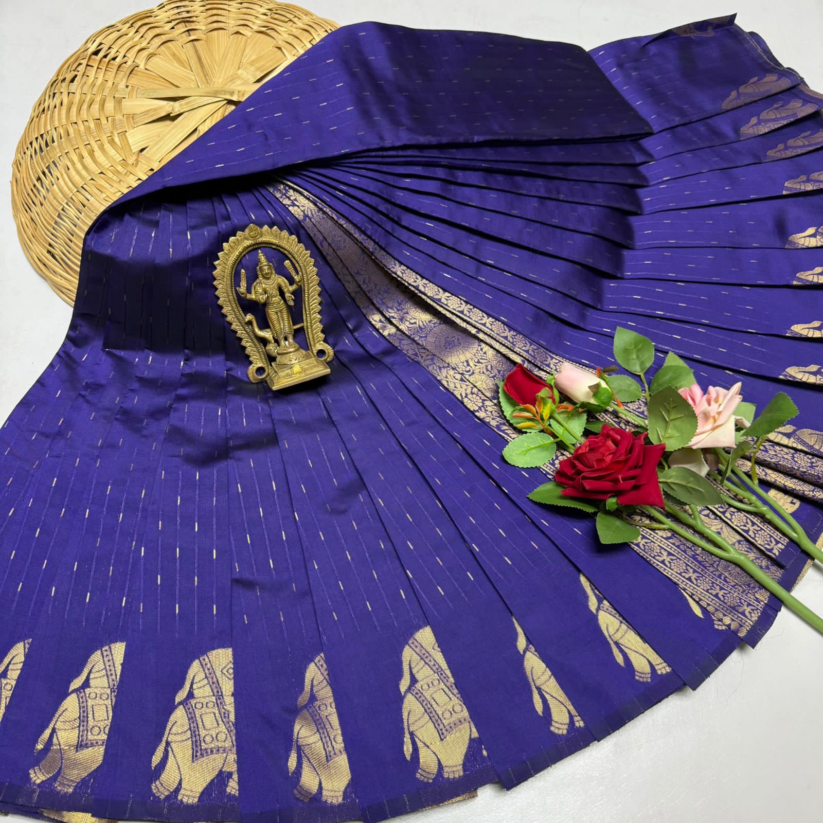 FANCY  VAIRA OOSI LIGHT WEIGHT SILK TYPE SAREES