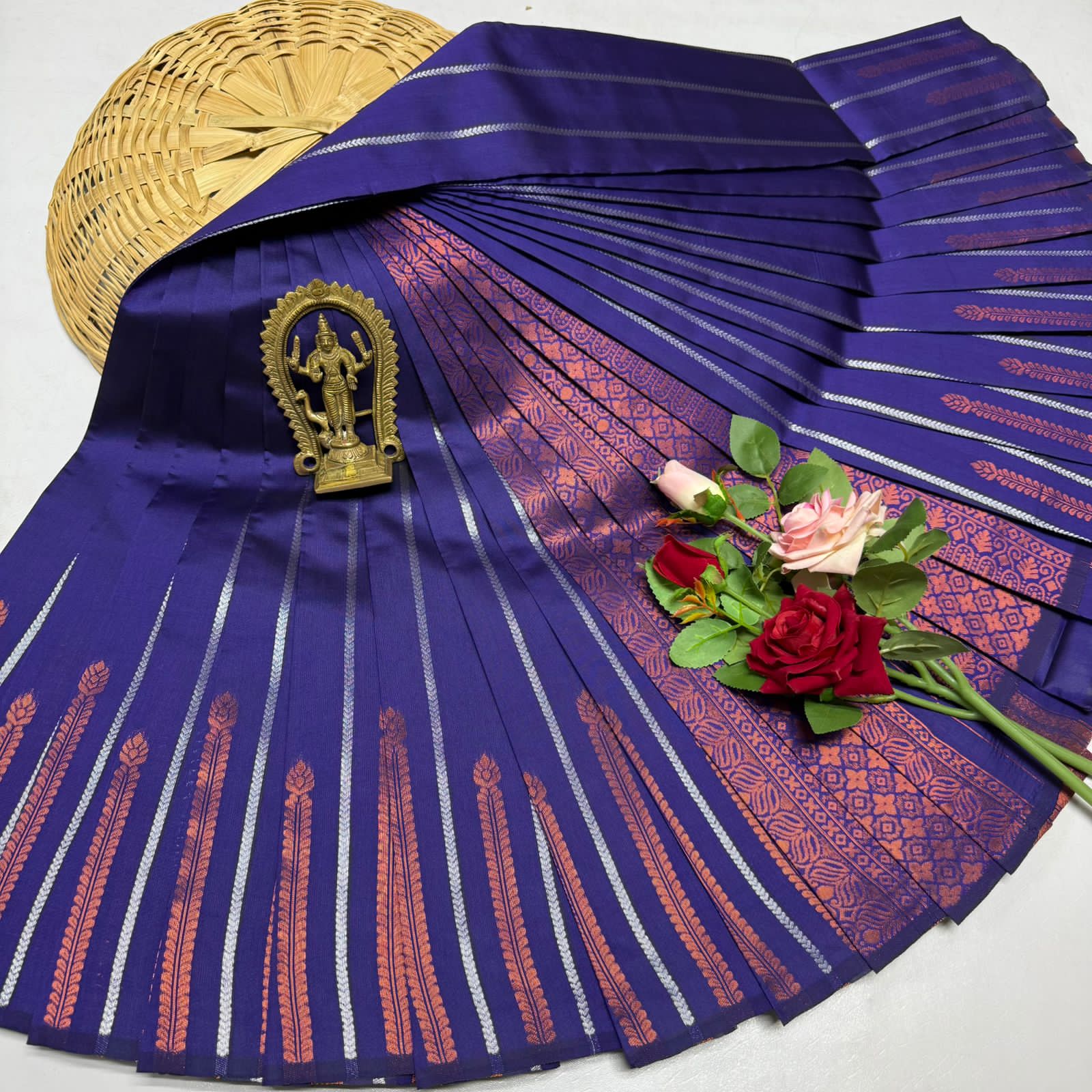 FANCY  VAIRA OOSI LIGHT WEIGHT SILK TYPE SAREES 1