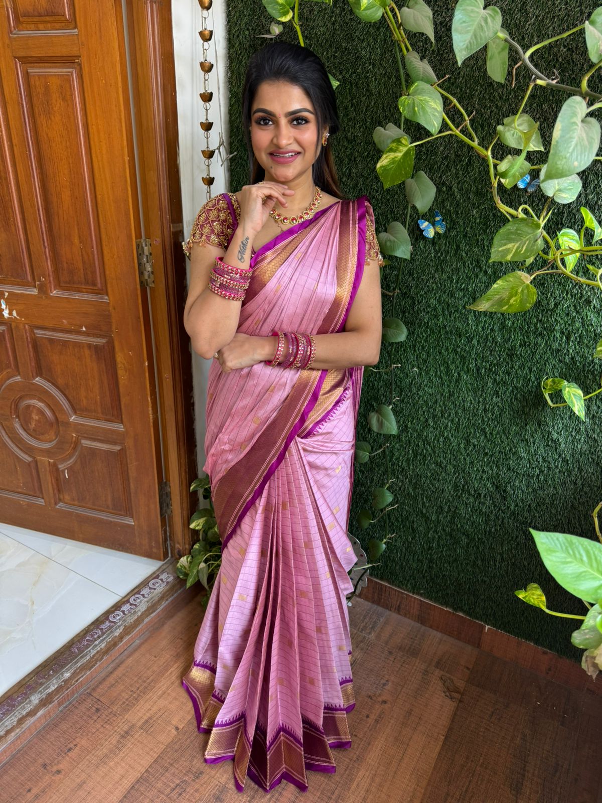 PAITHANI HEAVY RICH LICHI TYPE COTTON SILK SAREES