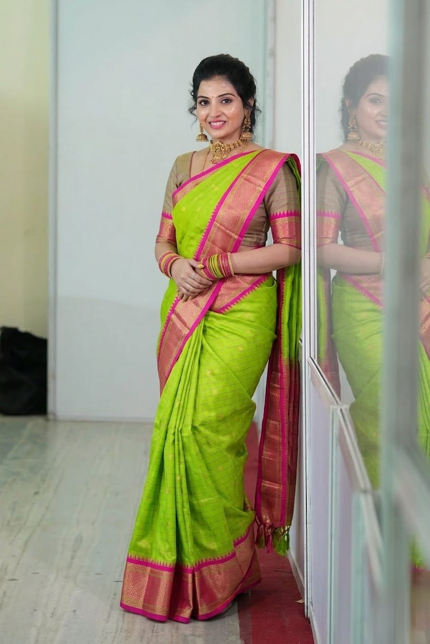 PAITHANI HEAVY RICH LICHI TYPE COTTON SILK SAREES
