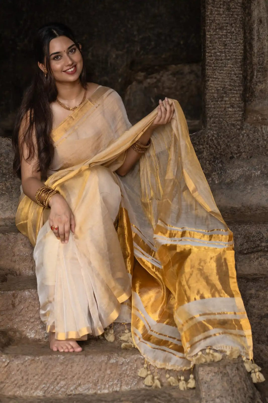 Kerala Style Tissue Saree