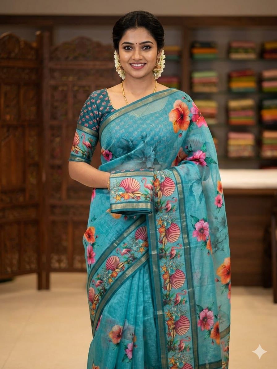 FANCY KOTA COTTON SAREES
