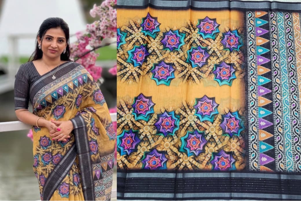 Linen Cotton Sarees