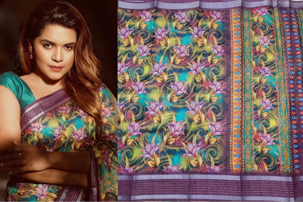 Linen Cotton Sarees