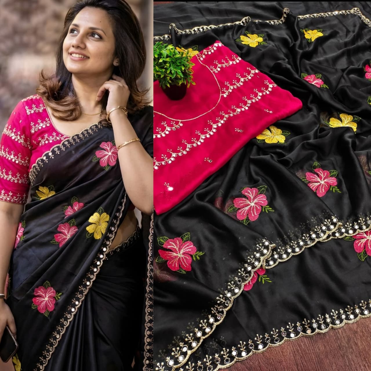 Soft Rangoli silk saree