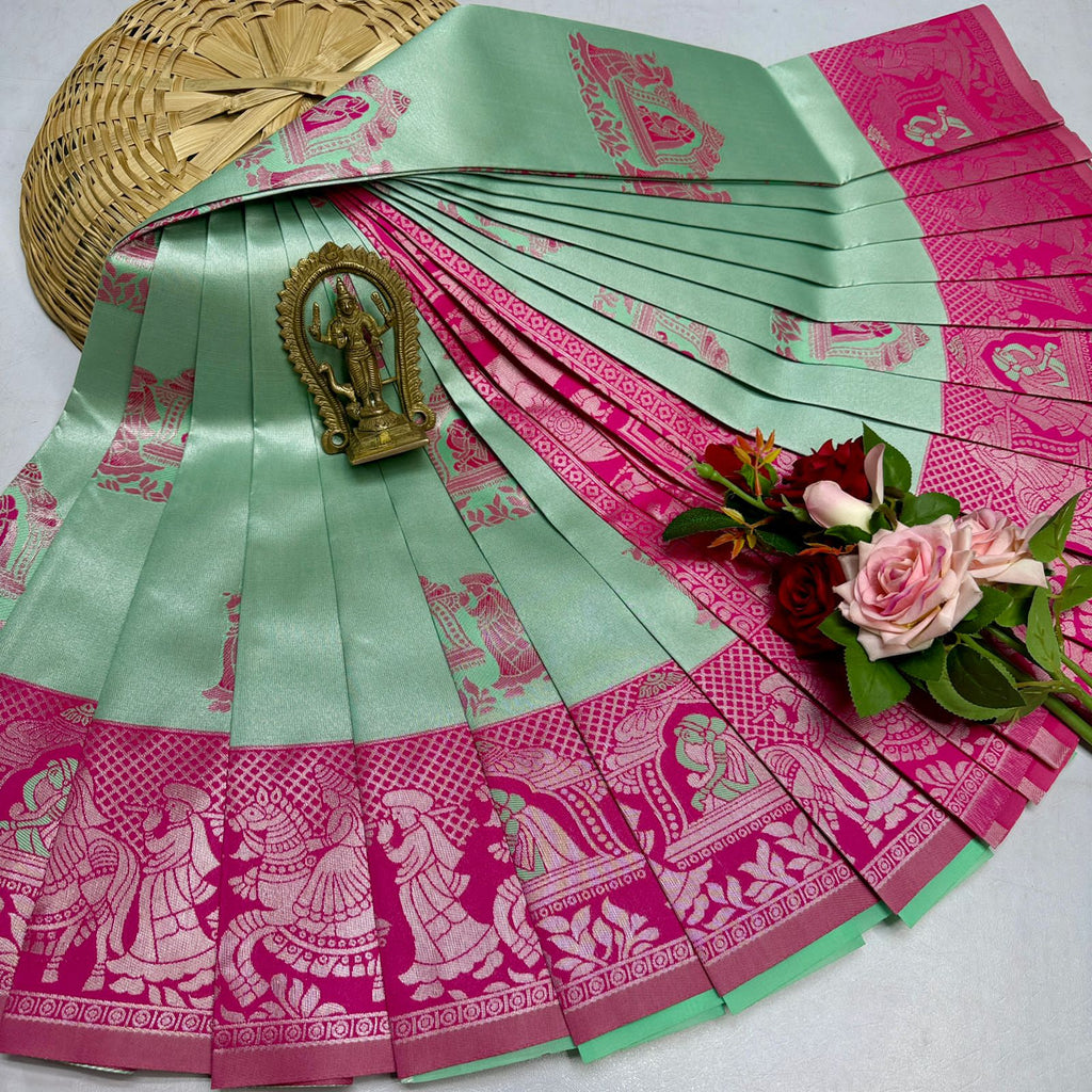 Samuthrika style wedding Saree