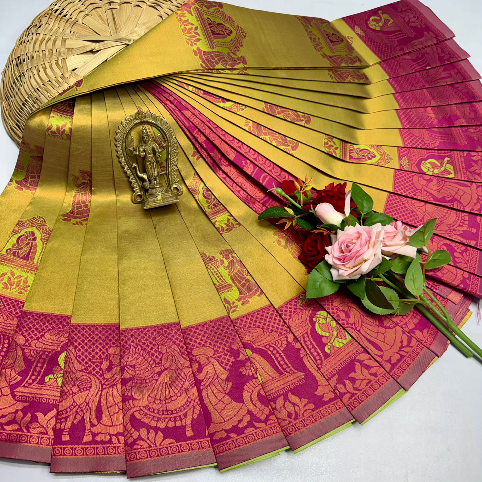 Samuthrika style wedding Saree
