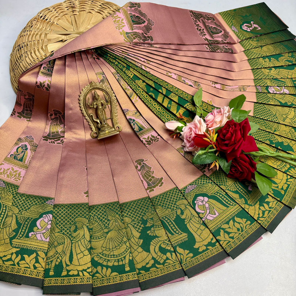 Samuthrika style wedding Saree
